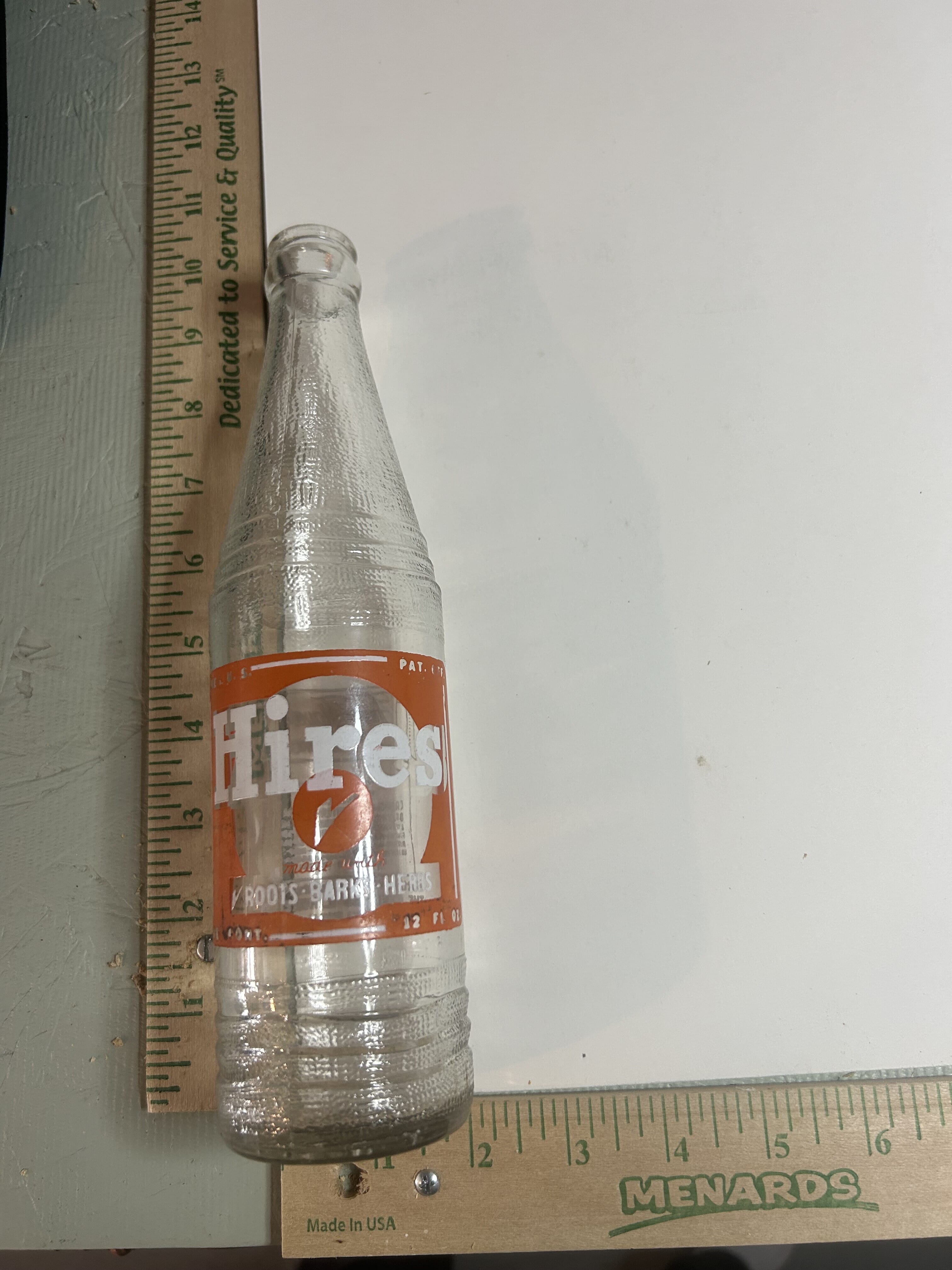 1950’s Hires 12oz Root Beer Bottle