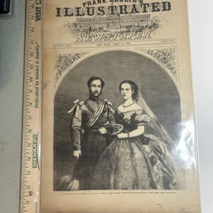 IMG_2306 1963 reissue of 1863 April 11 cover of FrankLeslies Illustrated Newspaper issued during the Civil War commemorating 100th anniversary